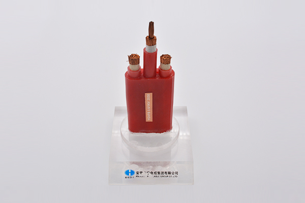 丁腈復(fù)合物絕緣(銅絲編織屏蔽型)移動用扁平軟電纜